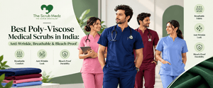 Best Poly-Viscose Medical Scrubs in India: Anti-Wrinkle, Breathable & Bleach-Proof