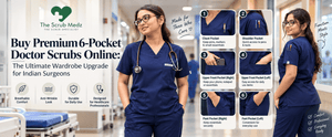 Buy Premium 6-Pocket Doctor Scrubs Online: The Ultimate Wardrobe Upgrade for Indian Surgeons