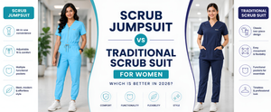 Scrub Jumpsuit vs Traditional Scrub Suit for Women: Which is Better in 2026?