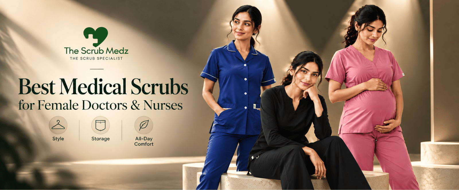 Best Medical Scrubs for Female Doctors & Nurses: Style, Storage & All-Day Comfort