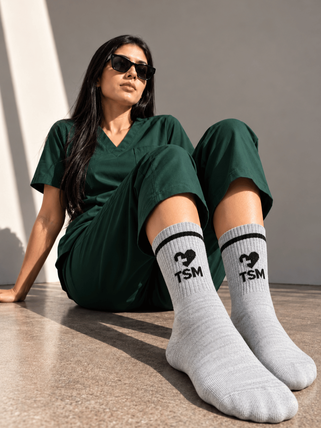 TSM SOCKS GREY PACK OF 3