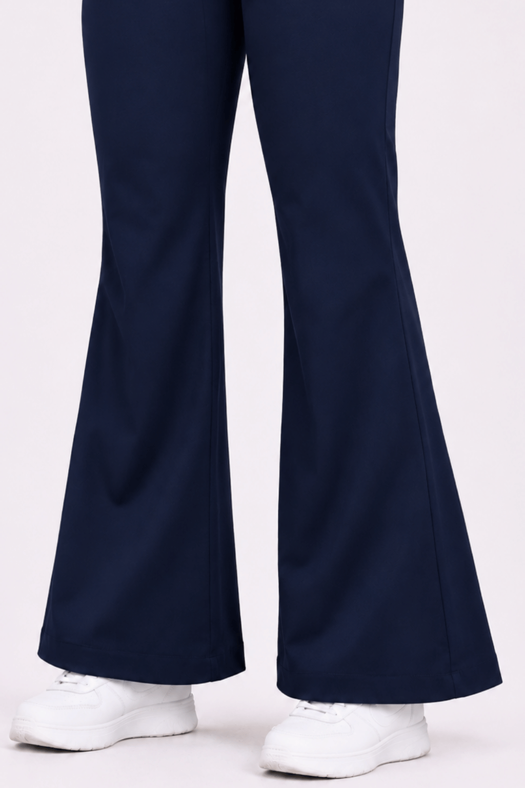 TSM NAVY BLUE BOOT CUT SCRUB FOR WOMEN