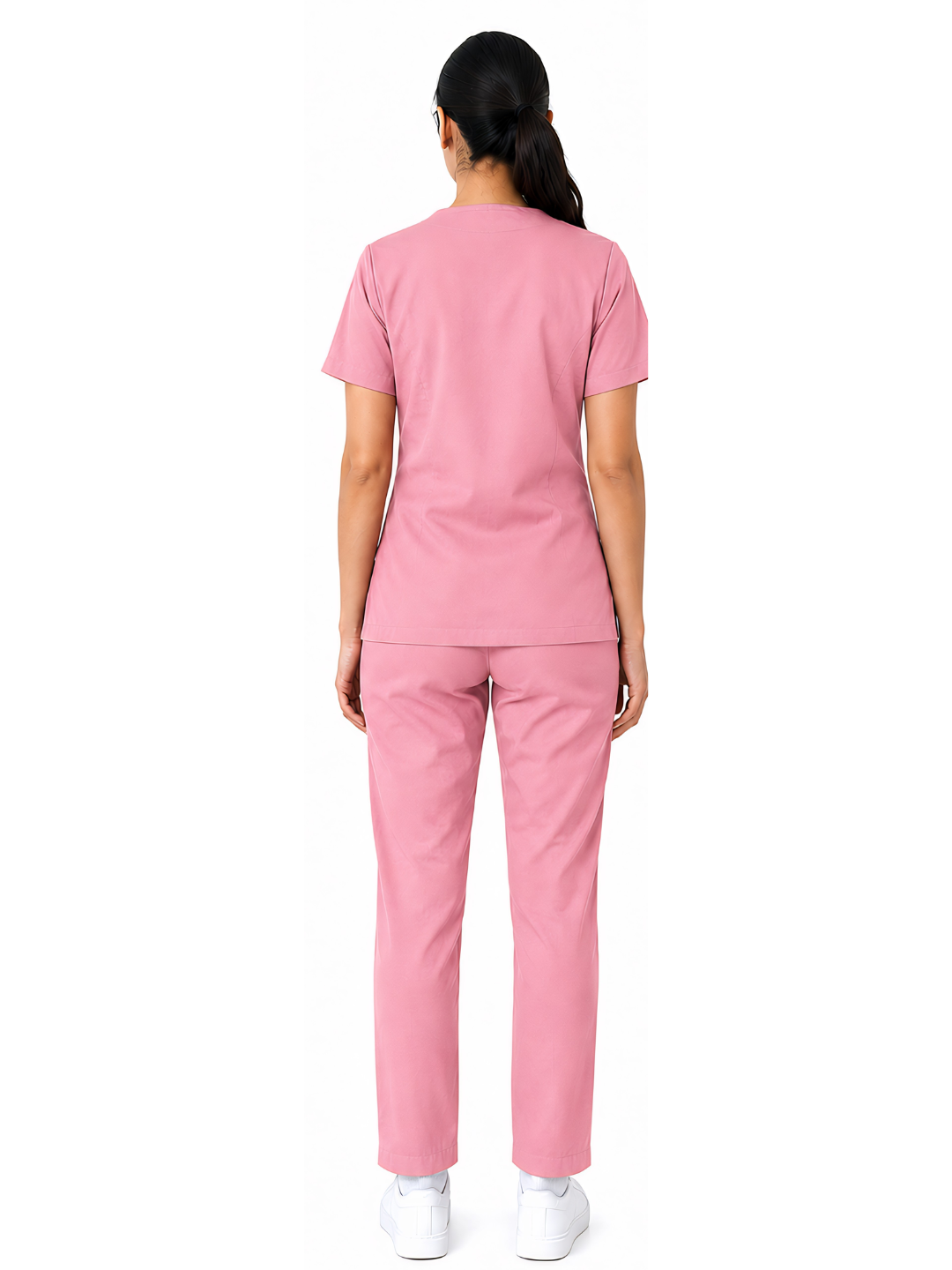 ONYX 4 POCKET MANDARIN WOMEN (PINK) SCRUB