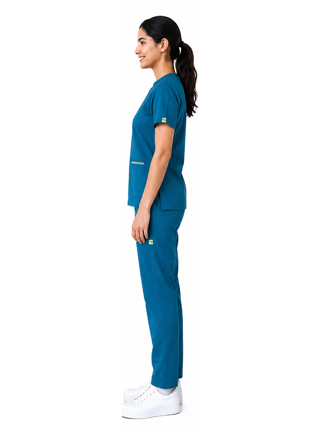 ONYX 4 POCKET MANDARIN WOMEN (TEAL) SCRUB