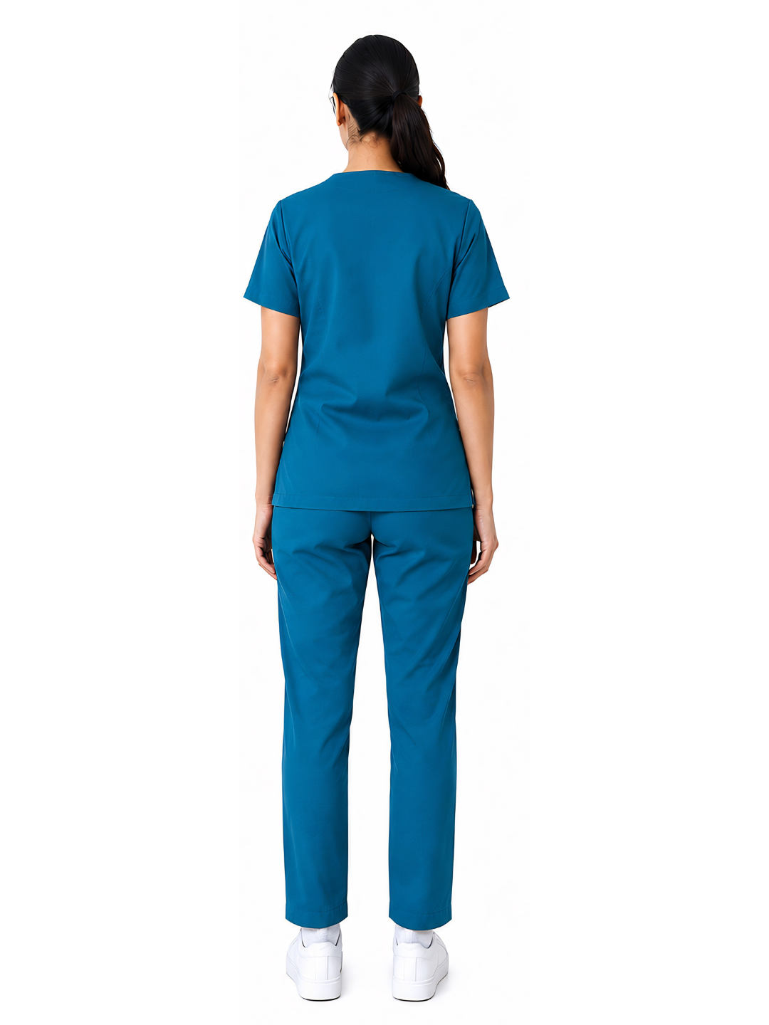 ONYX 4 POCKET MANDARIN WOMEN (TEAL) SCRUB