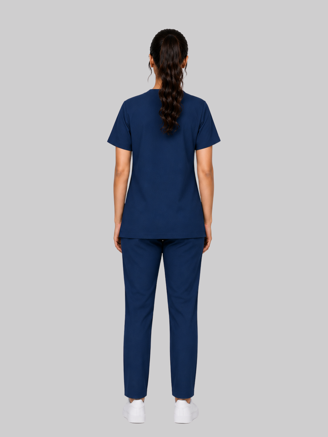ONYX 4 POCKET V NECK WOMEN (NAVY BLUE) SCRUB
