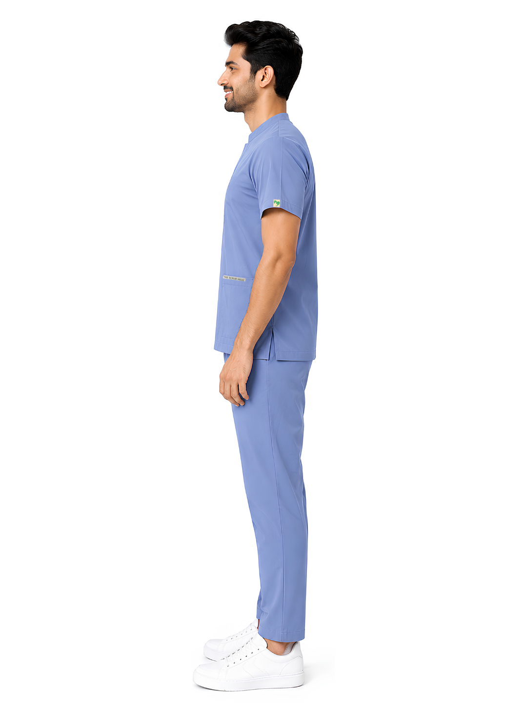 ONYX 4 POCKET MANDARIN MEN (BLUE) SCRUB