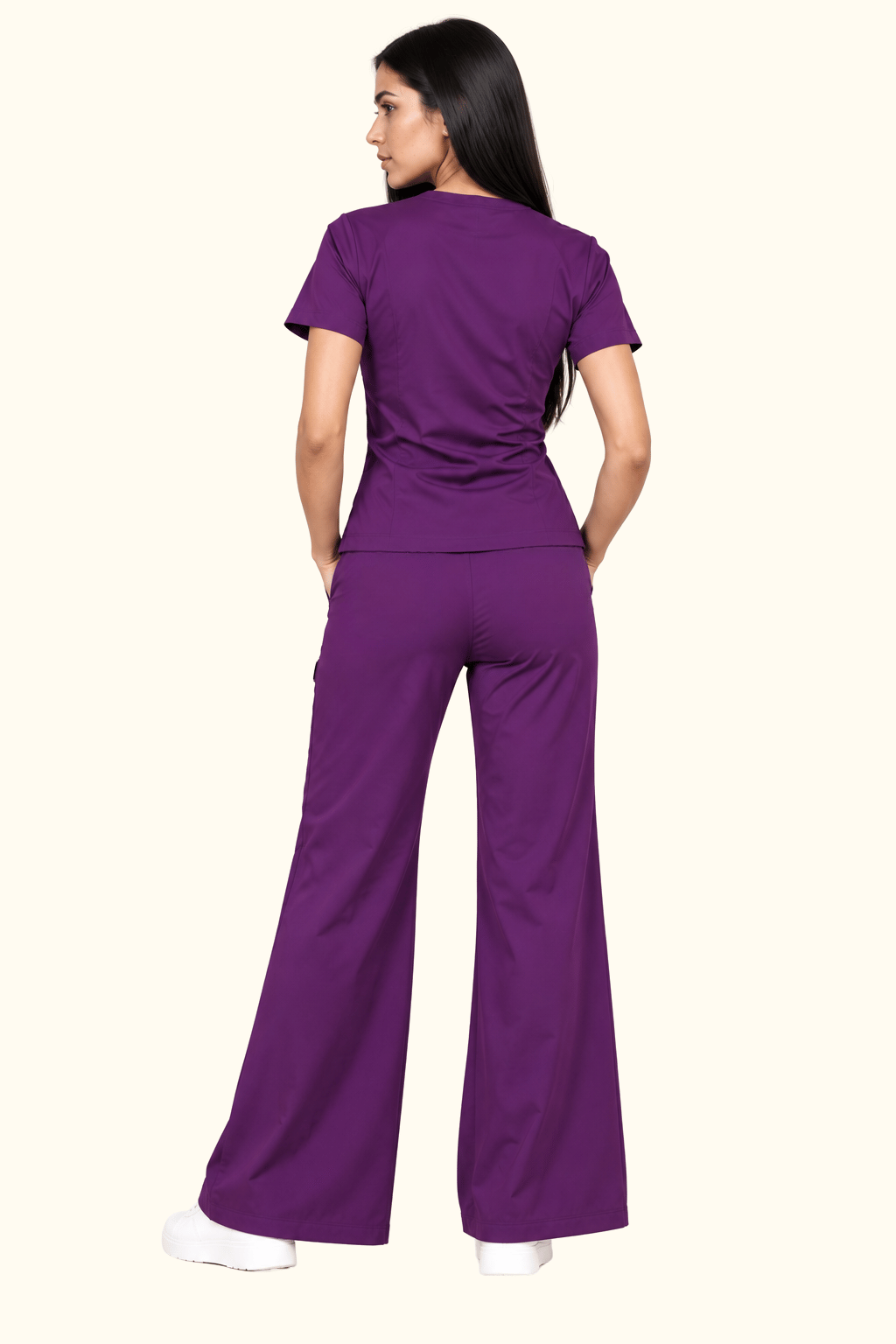 TSM WINE BOOT CUT SCRUB FOR WOMEN