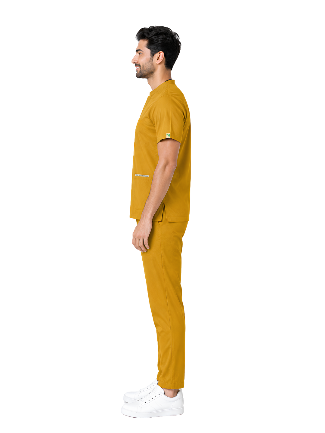 ONYX 4 POCKET MANDARIN MEN (MUSTURD) SCRUB