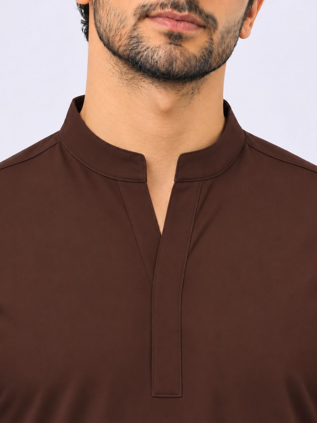 PRESTIGE 4 POCKET MANDARIN (BROWN) MEN SCRUB