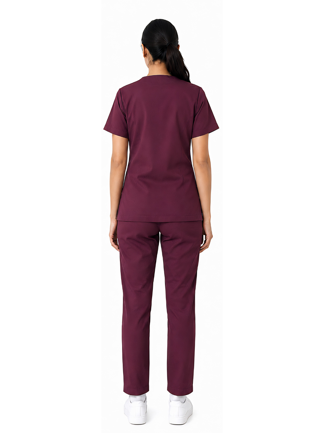 ONYX 4 POCKET MANDARIN WOMEN (WINE) SCRUB