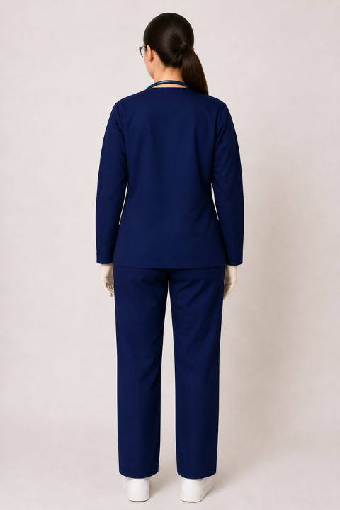 ELITE V NECK (NAVY BLUE) WOMEN