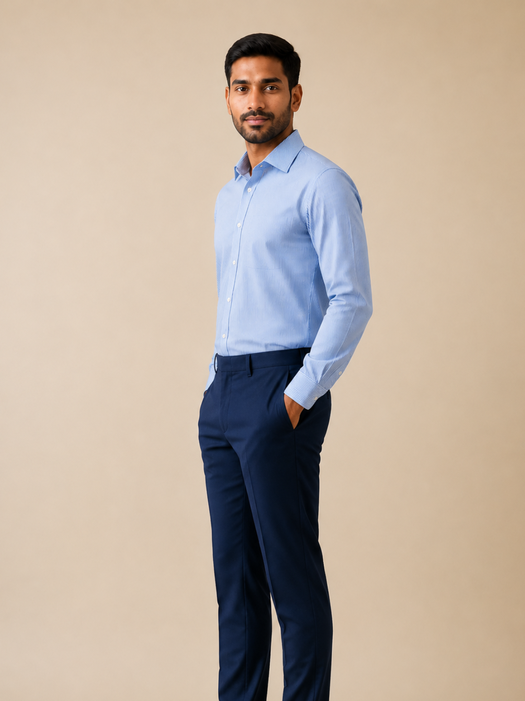 BLUE GDA DRESS FOR MEN