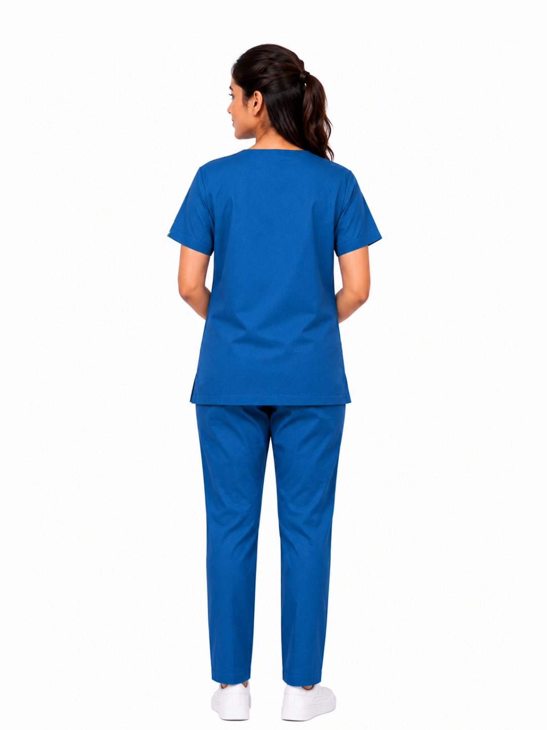 ELITE 6 POCKET V NECK (TEAL) WOMEN SCRUB