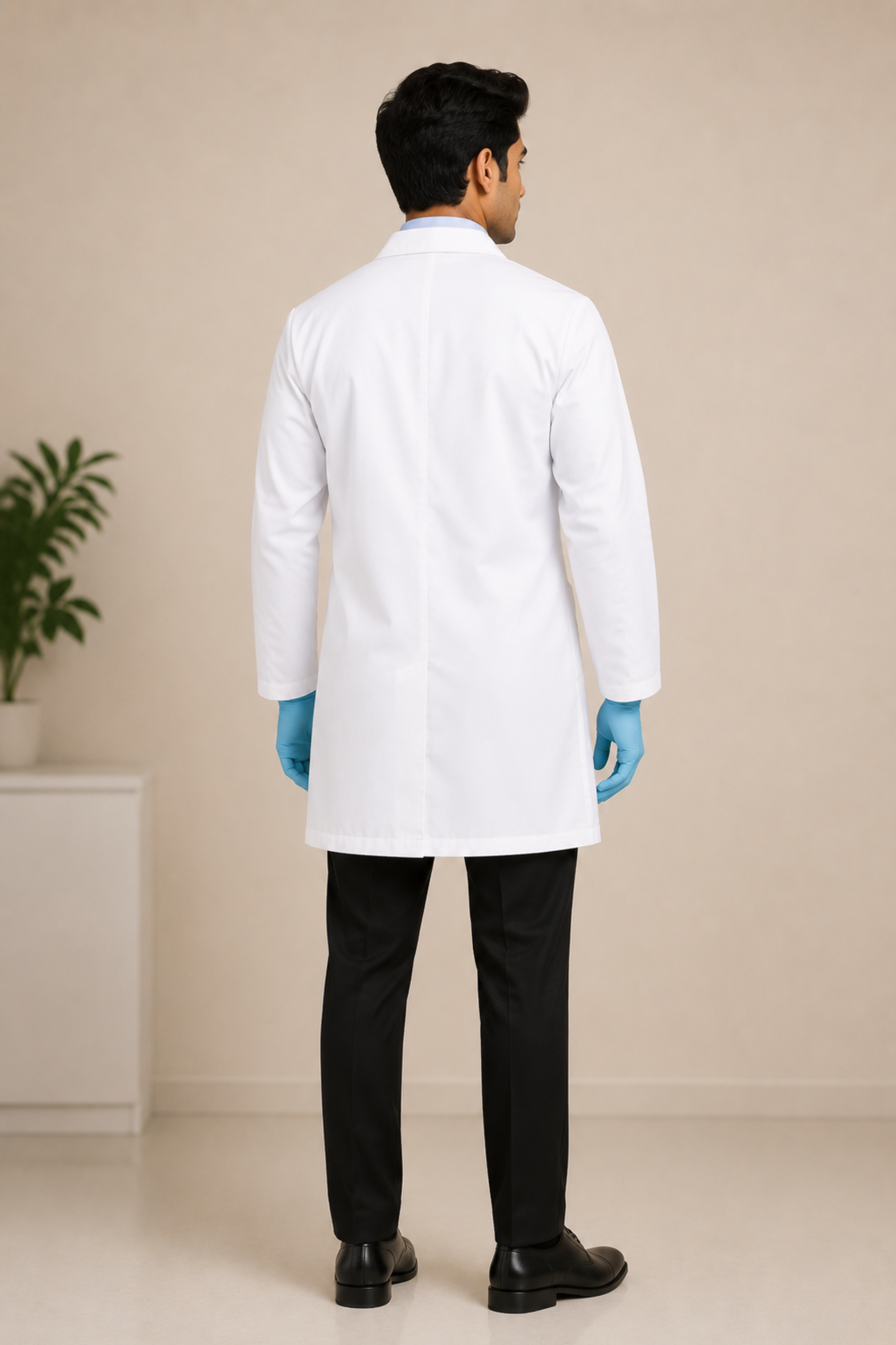 WHITE FULL SLEEVE LAB COAT FOR MEN
