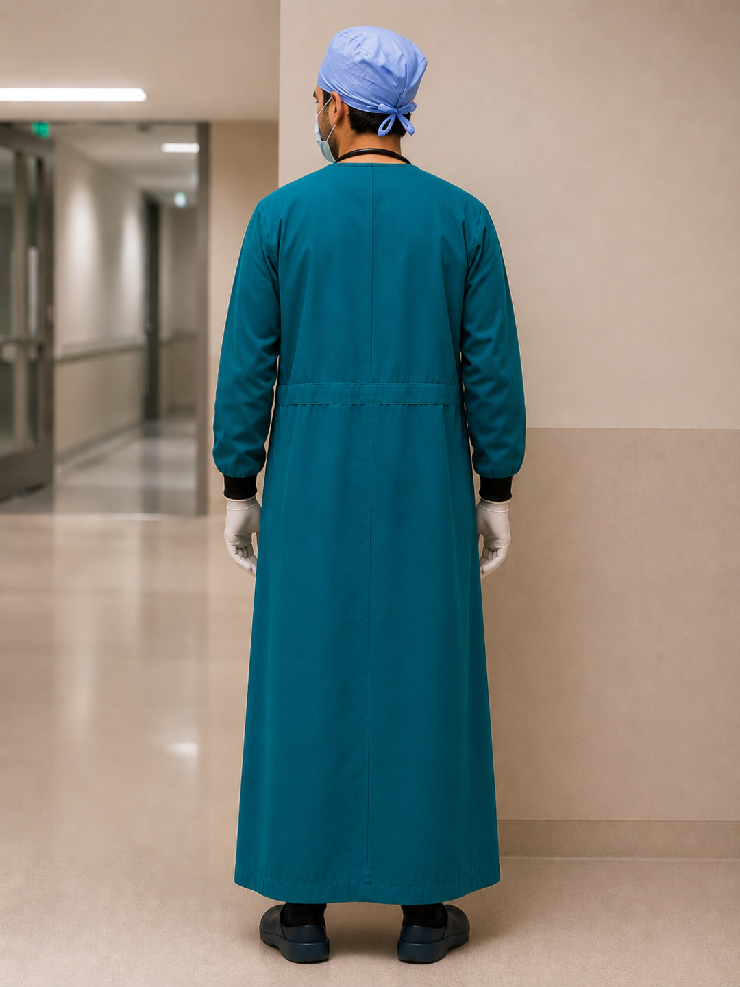 GREEN SURGEON GOWN FOR MEN
