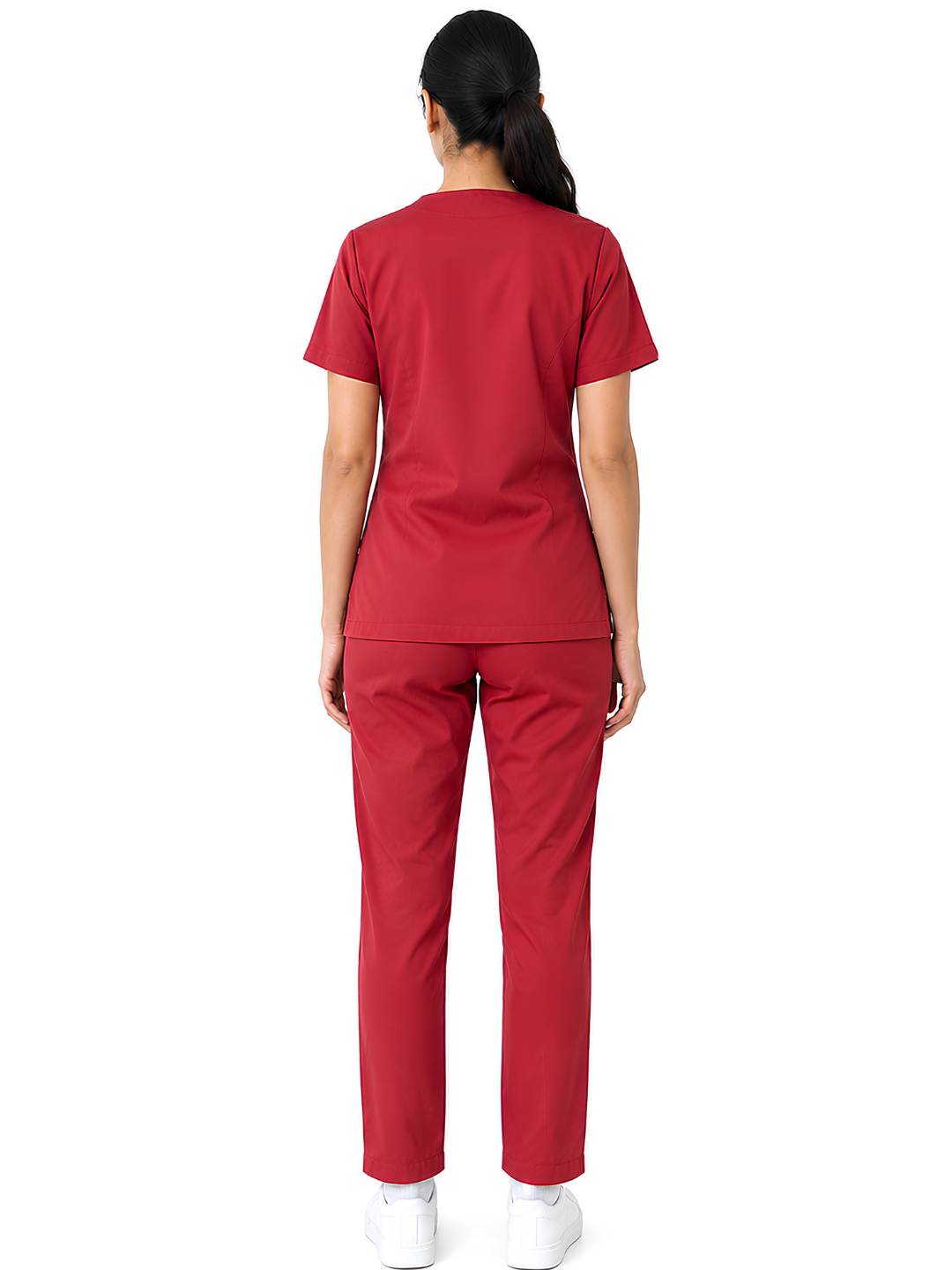 ONYX 4 POCKET MANDARIN MEN (RED) SCRUB