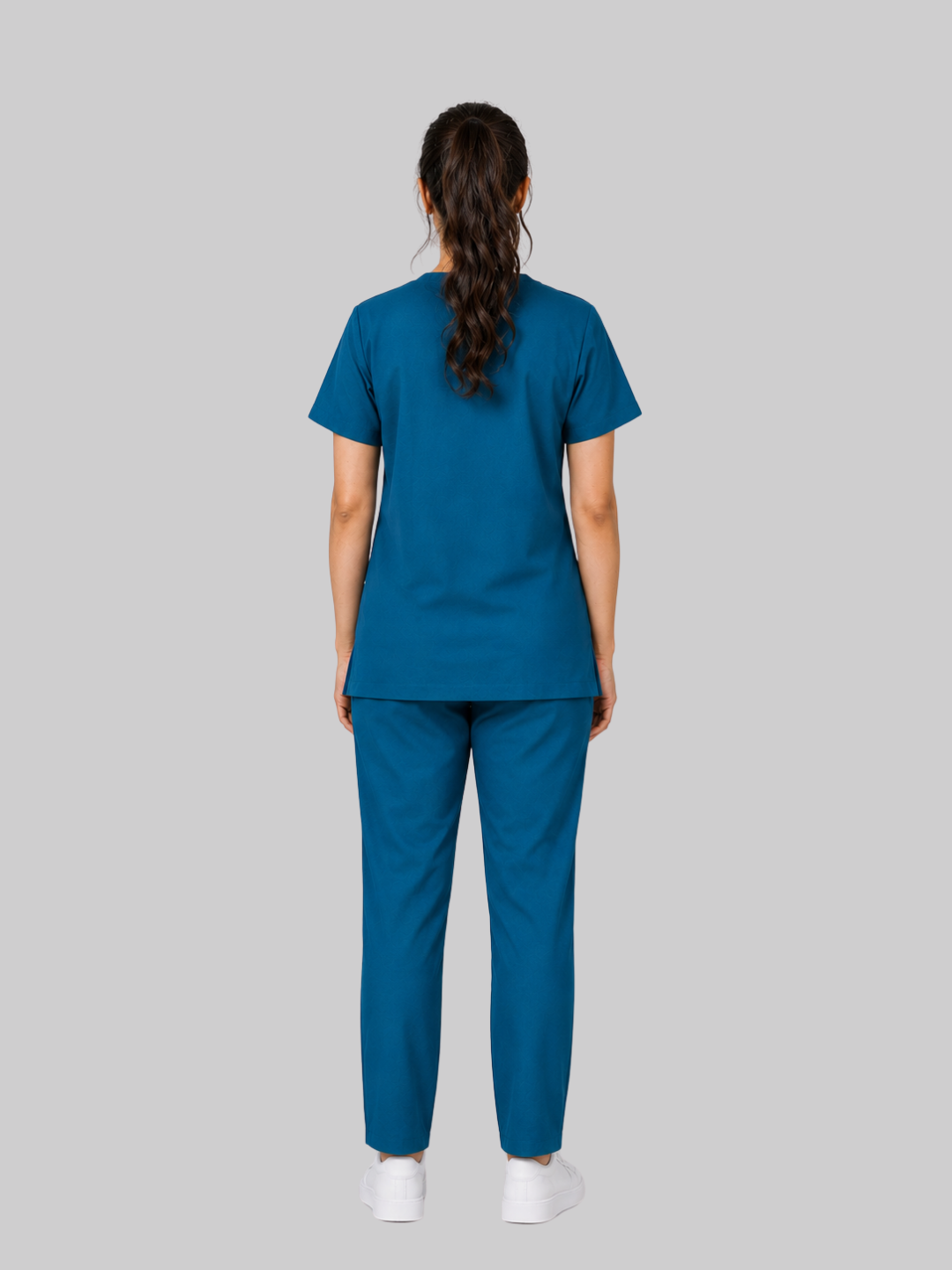 ONYX 4 POCKET V NECK WOMEN (TEAL) SCRUB