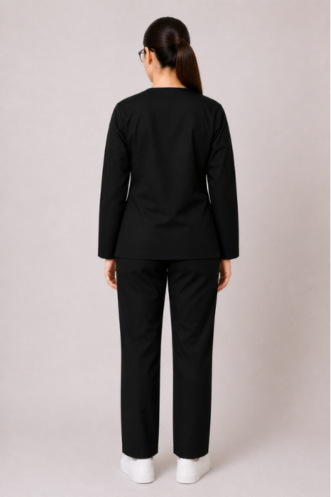 ELITE V NECK (BLACK) WOMEN