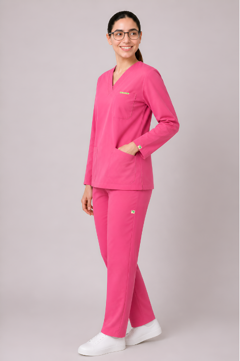 ELITE V NECK (PINK) WOMEN