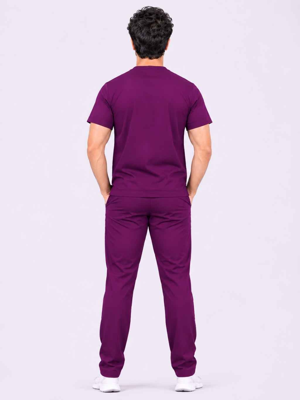 TSM 6 POCKET MANDARIN (WINE) MEN SCRUB