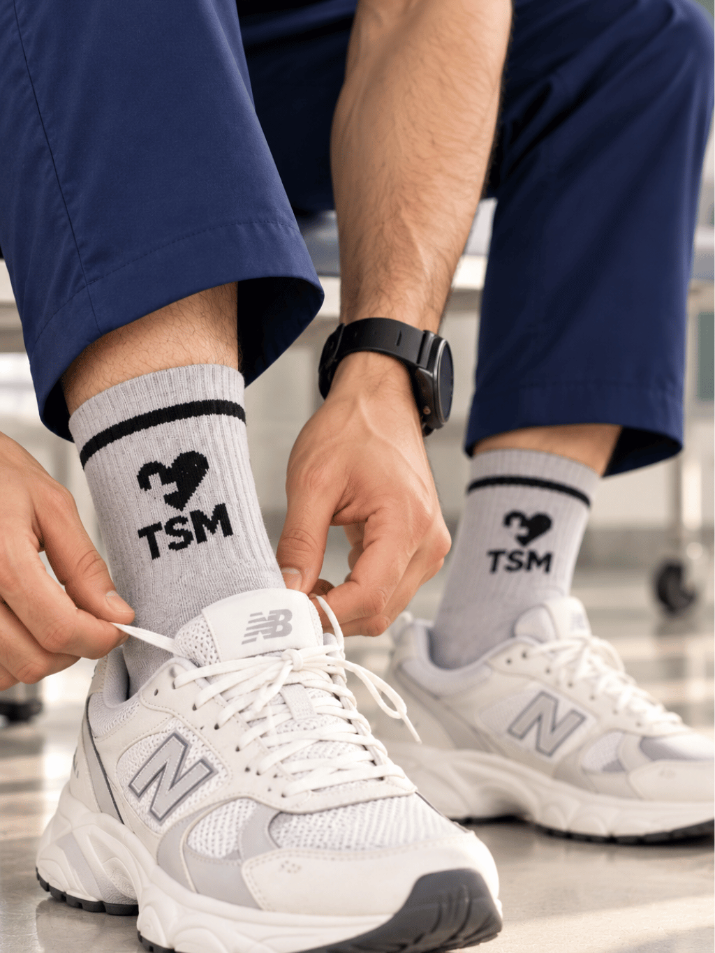 TSM SOCKS GREY PACK OF 3