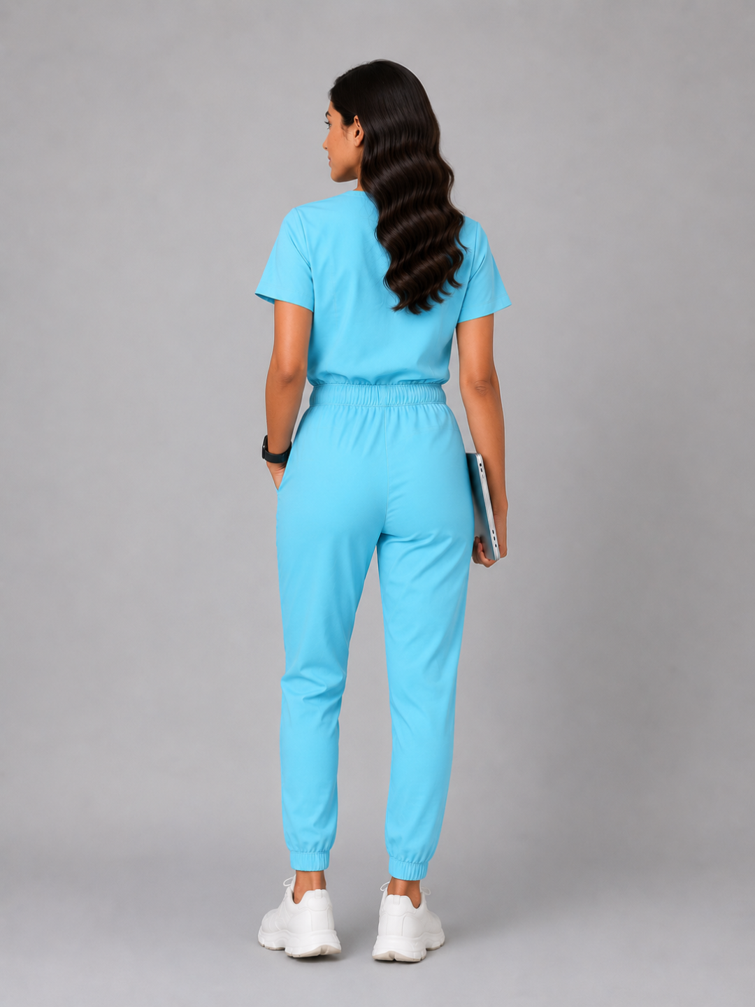 SKYBLUE SWASTHYA SUTRA JOGGER JUMPSUIT FOR WOMEN