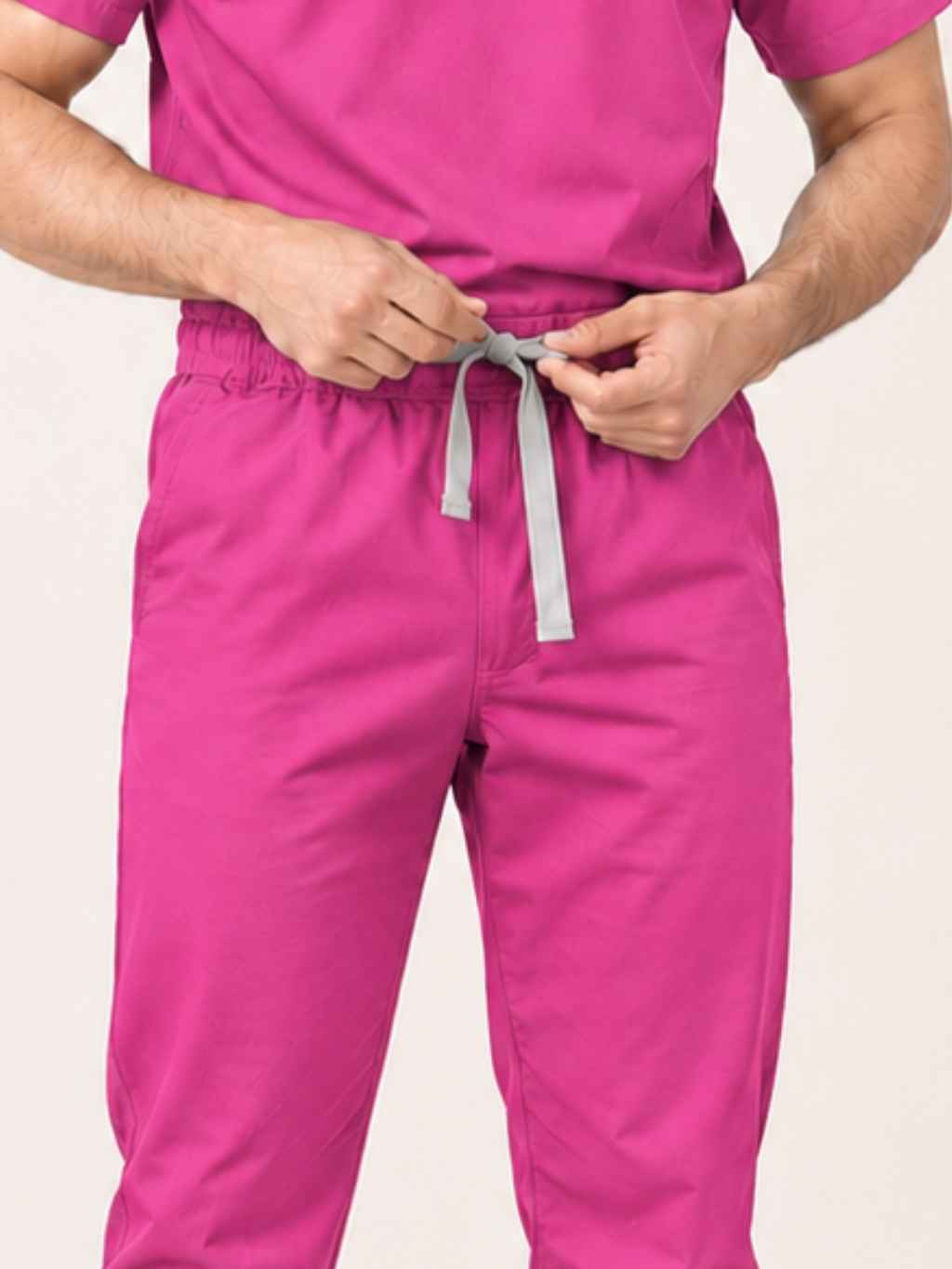 TSM 6 POCKET MANDARIN (PINK) MEN SCRUB
