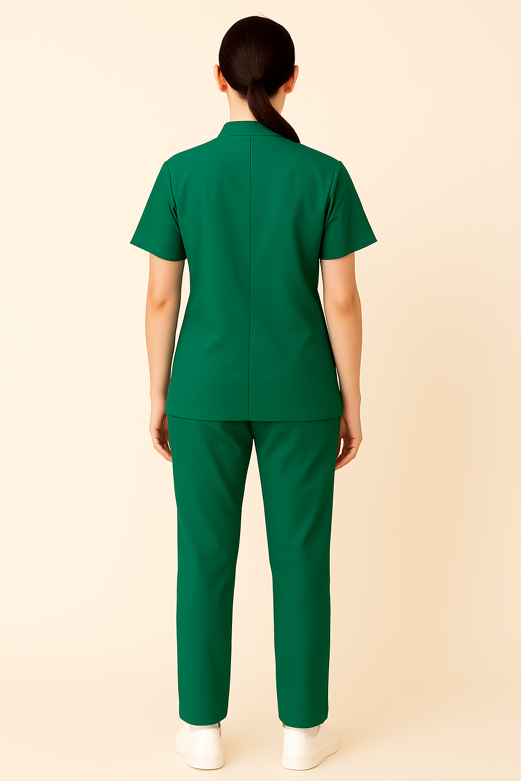 ELITE 6 POCKET MANDARIN (GREEN) WOMEN SCRUB