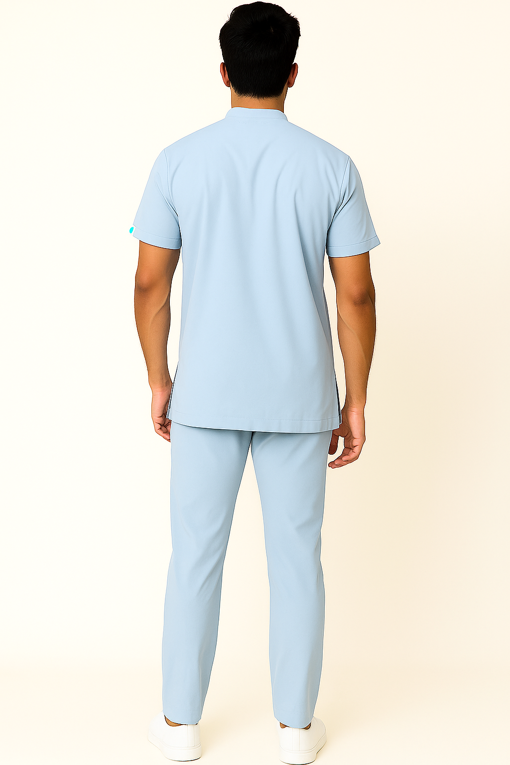 PRESTIGE 4 POCKET MANDARIN (SKY BLUE) MEN SCRUB