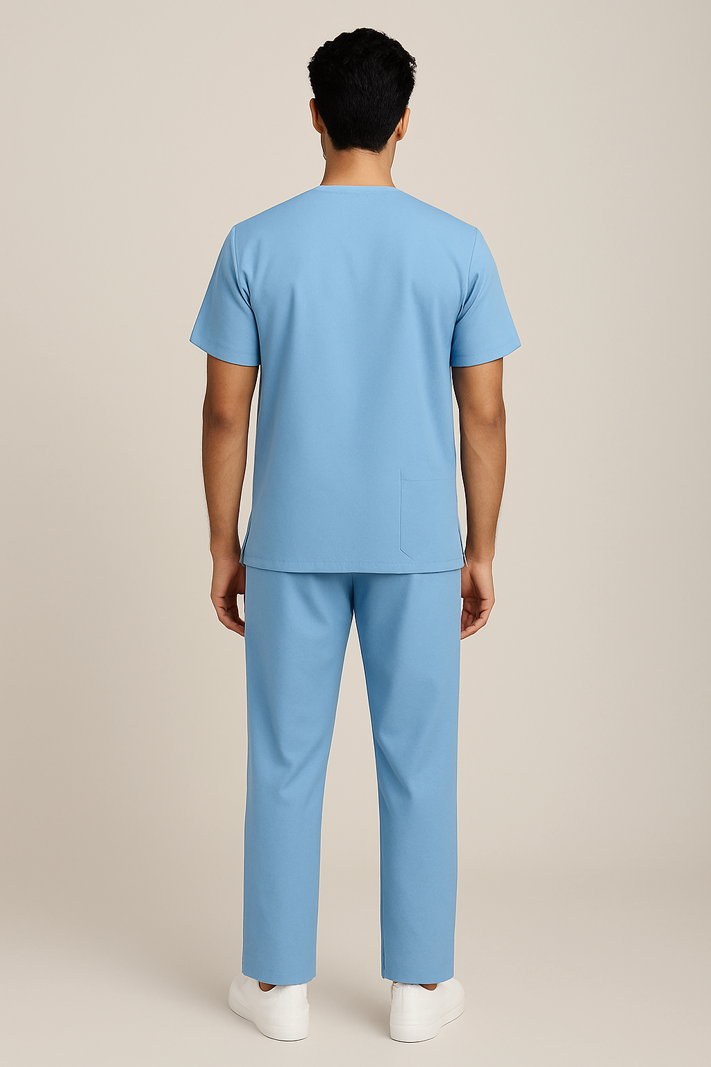 PRESTIGE 4 POCKET V NECK (SKY BLUE) ACTIVE SCRUB