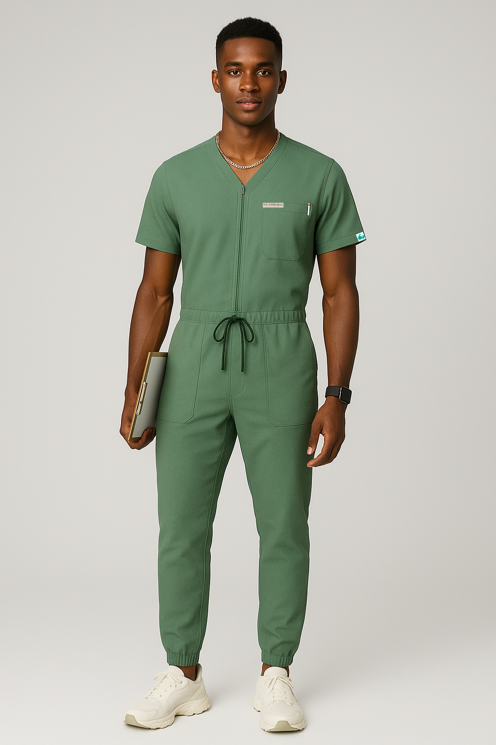 GREEN SWASTHYA SUTRA JOGGER JUMPSUIT FOR MEN