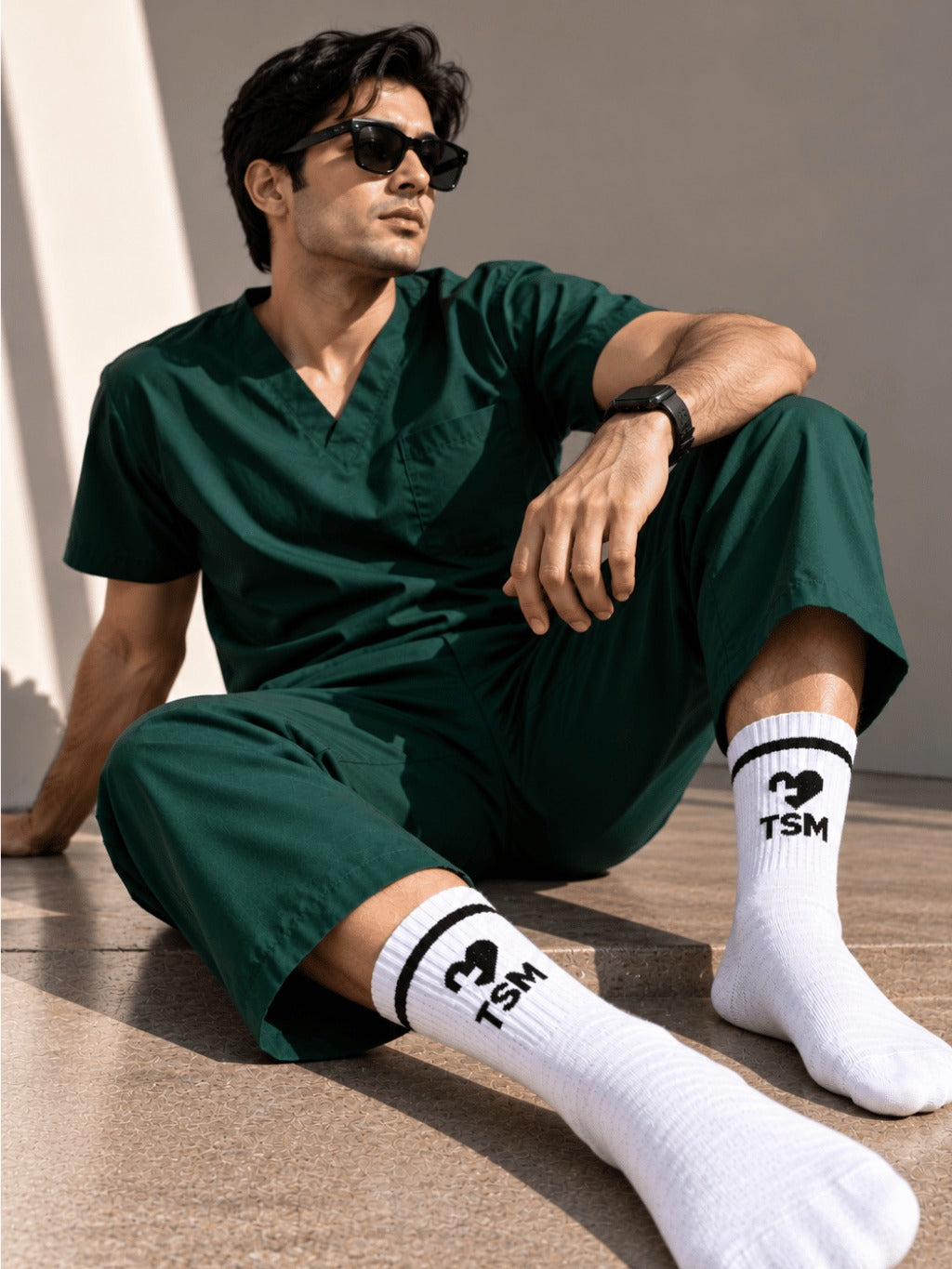 TSM SOCKS WHITE PACK OF 3